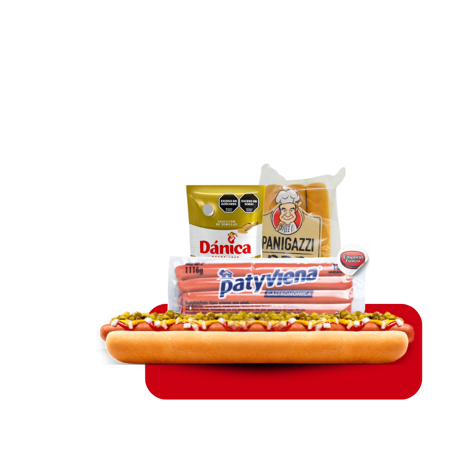 36 Super salchichas Patyviena + Pan Premium